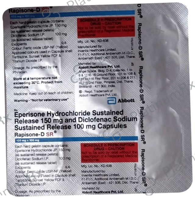 Rapisone DSR 100/150mg Capsule 5s