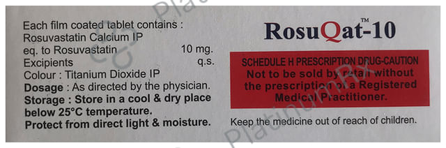 Rosuqat 10mg Tablet 10s