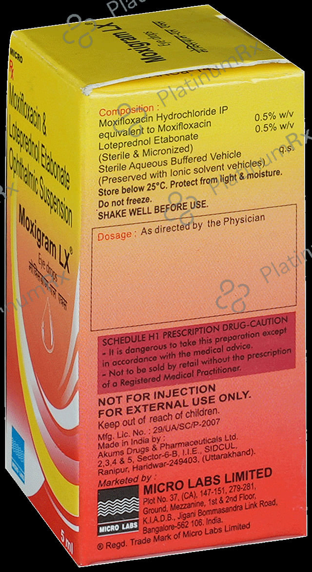 Moxigram LX Eye Drop 5ml