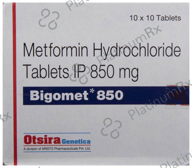 Bigomet 850mg Tablet 10s