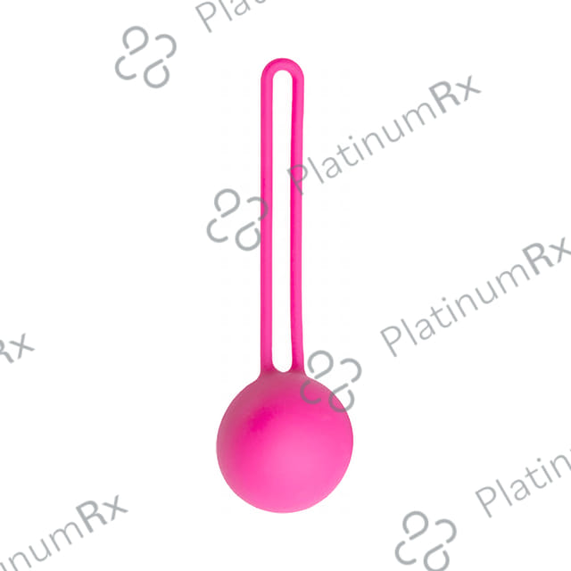 Healthcave Medgram Single Kegel Ball Pelvic Muscle Exerciser and Toner Pink