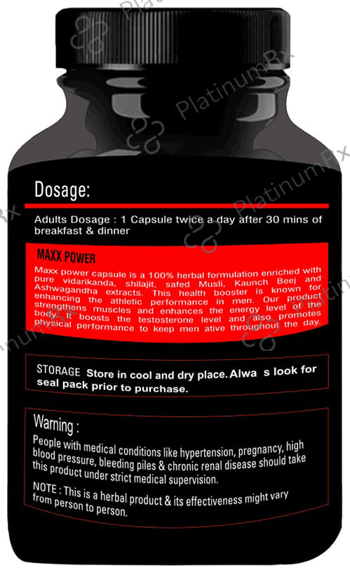 Fitness Prime Maxx Power Testosterone Booster Capsule