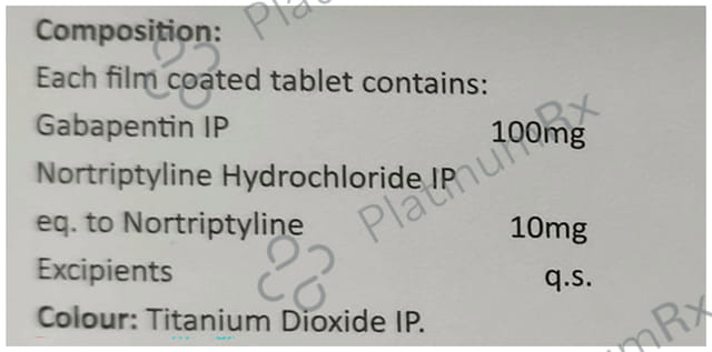 Gabayon NT 100/10mg Tablet 10s