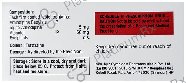 Amloma 5/50mg AT Tablet 10s