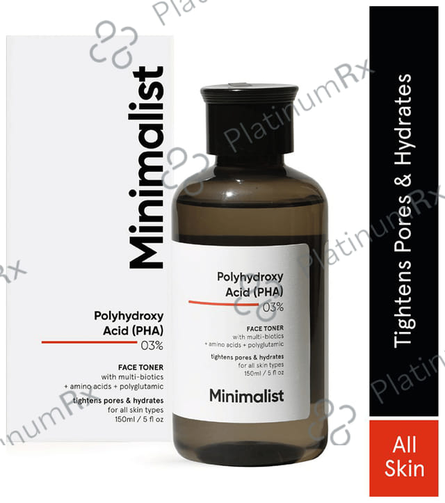 Minimalist 03% PHA Face Toner - Tightens Pores and Exfoliates Skin
