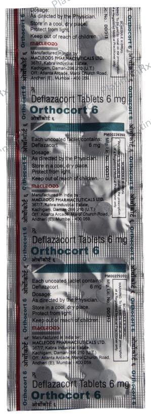 Orthocort 6mg Tablet 10s