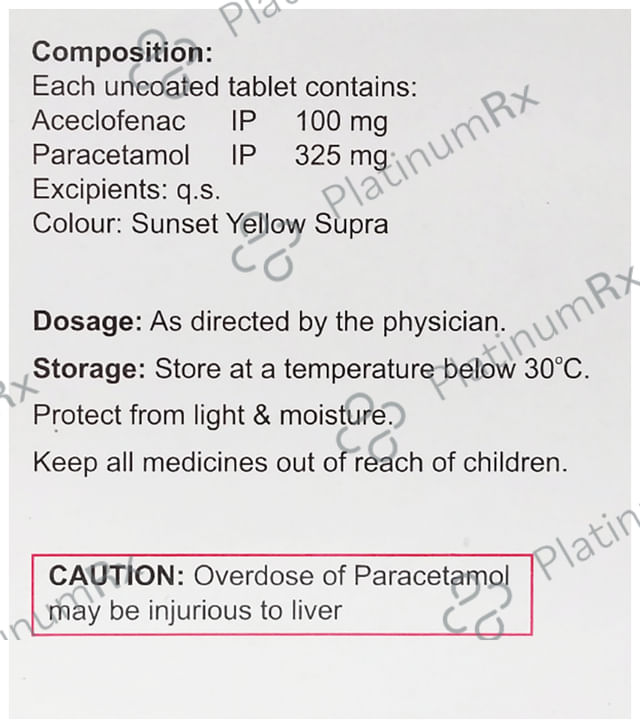 Aclofre P Tablet 10s