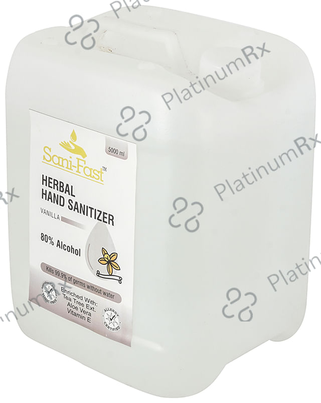 Sani-Fast Herbal Hand Sanitizer Vanilla 5 Ltr