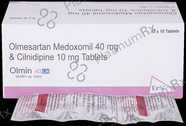 Olmin 40 LN 10/40mg Tablet 10s