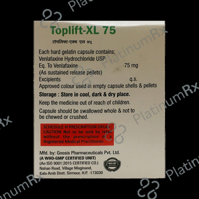 Toplift XL 75mg Capsule SR