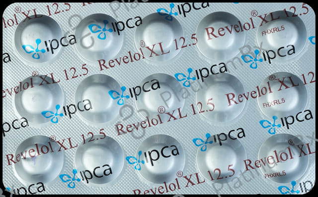 Revelol XL 12.5mg Tablet PR 15s