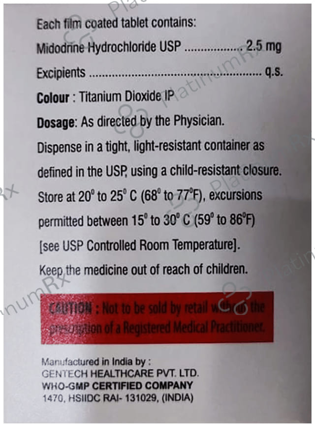 Midowin 2.5mg Tablet