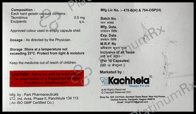 Tacroboon 0.5 Capsule