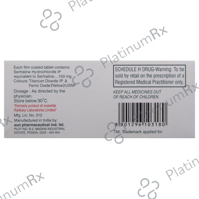 Serlift 100mg Tablet 10s