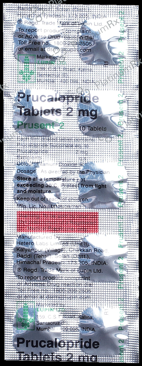 Prusent 2mg Tablet 10s