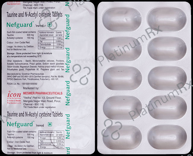 Nefguard 500/150mg Tablet 10s