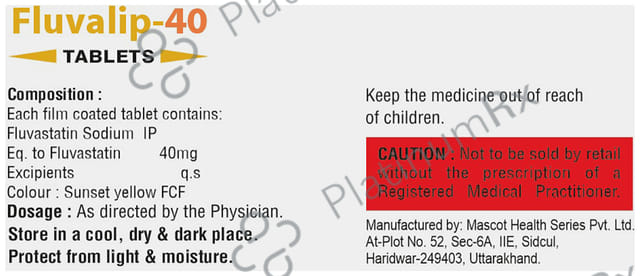 Fluvalip 40mg Tablet