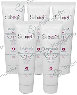 Sebogel Salicylic Acid & Nicotinamide Gel (30gm Each) 5 Tube