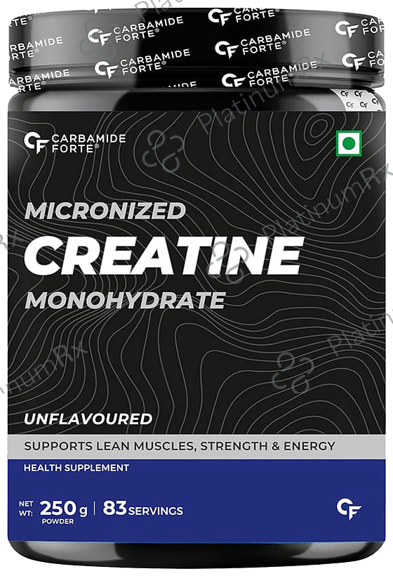 Carbamide Forte Micronized Creatine Monohydrate Powder Unflavored 250 gm