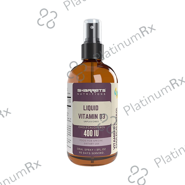 Sharrets Nutritions Liquid Vitamin D3 400IU Oral Unflavored