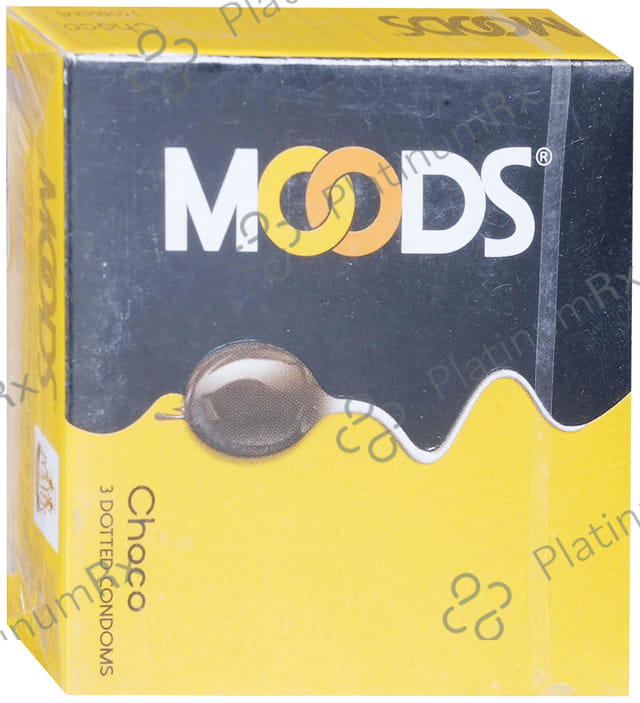 MOODS Dotted Choco Flavour Condom 3s