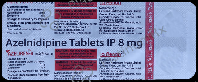 Azeliren 8mg Tablet