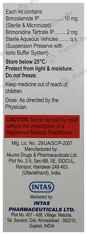 Maxbrim PF BAK Free Ophthalmic Suspension 5ml