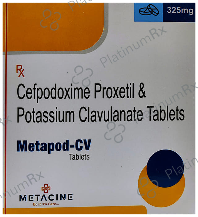 Metapod 200/125mg CV Tablet 10s