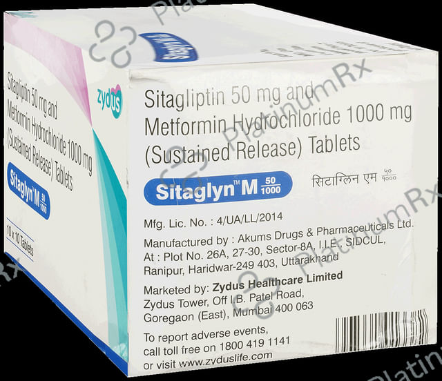 Sitaglyn M 50/1000 Tablet SR