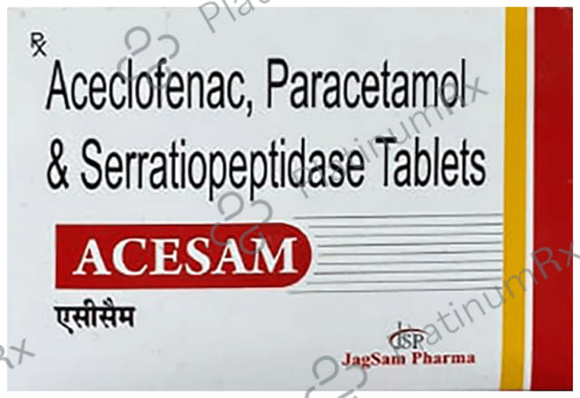 Acesam 100/325/15mg Tablet 10s