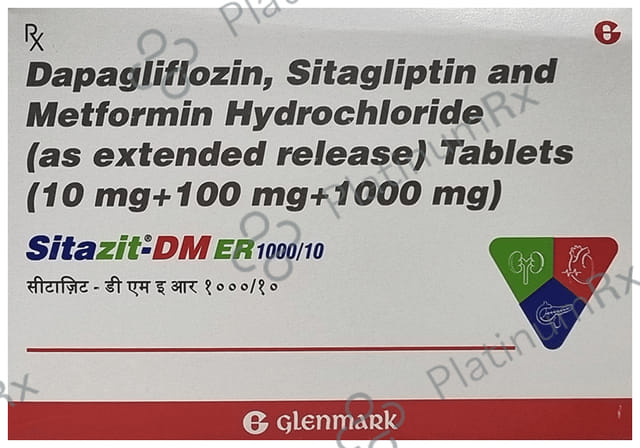 Sitazit DM 1000mg Tablet ER 10s