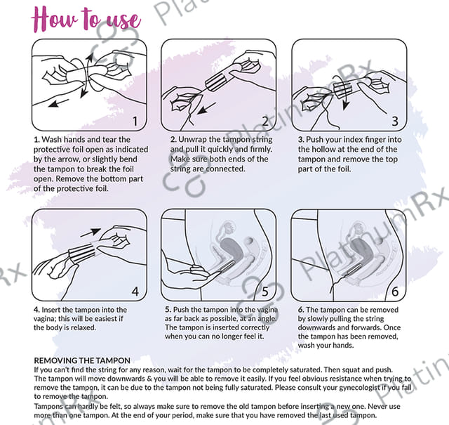 Sirona Now Periods Made Easy Premium Digital Tampons Regular 20s