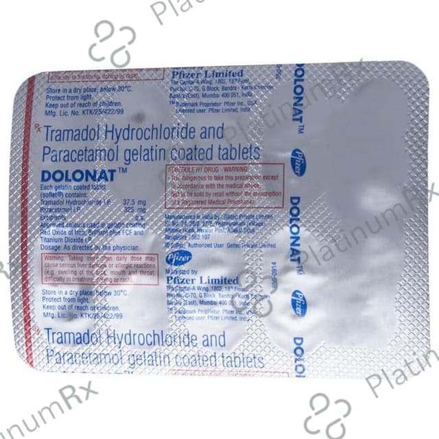 Dolonat 325/37.5mg Tablet 10s