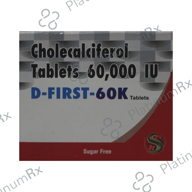 D First 60000IU Tablet 4s