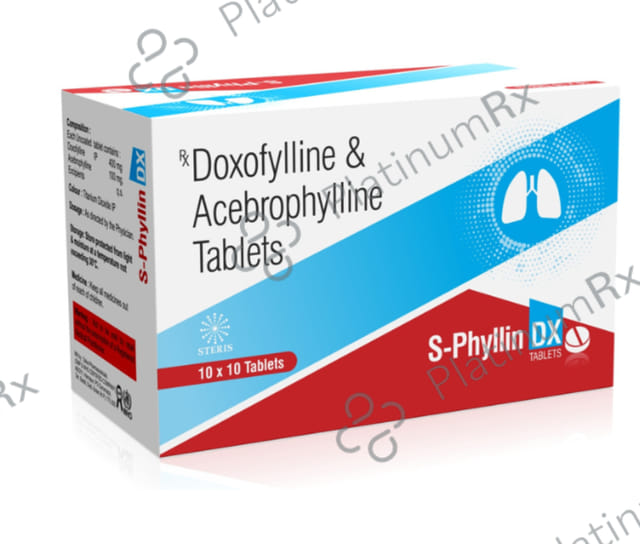 S Phyllin 100/400mg DX Tablet 10s
