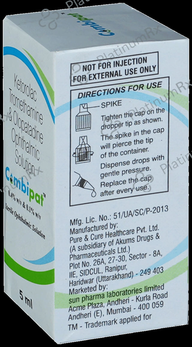 Combipat Ophthalmic Solution 5ml