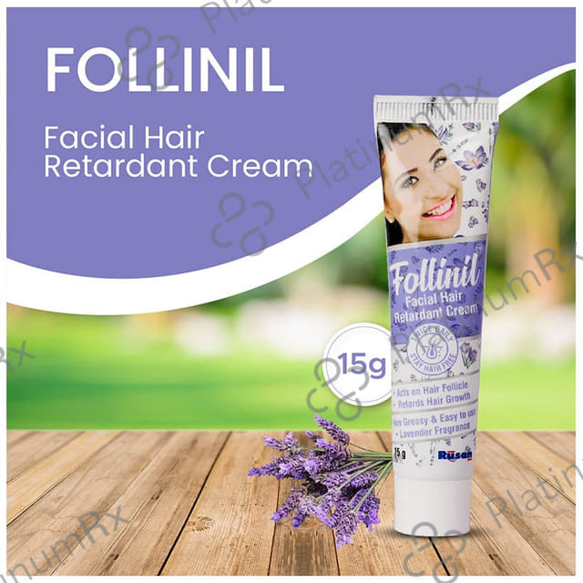 Follinil Facial Hair Retardant Cream 15gm