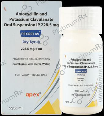 Pexoclav 200 mg/28.5 mg Dry Syrup