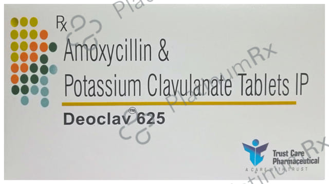 Deoclave 625 500/125mg Tablet 10s