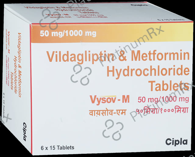 Vysov M 1000/50mg Tablet 15s