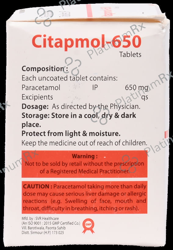 Citapmol 650 Tablet