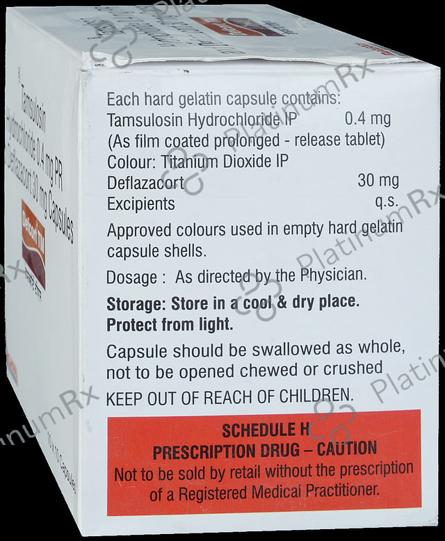 Defcort TM 30/0.4mg Capsule PR 10s
