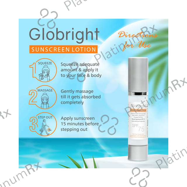 Globright Sunscreen Lotion SPF 75