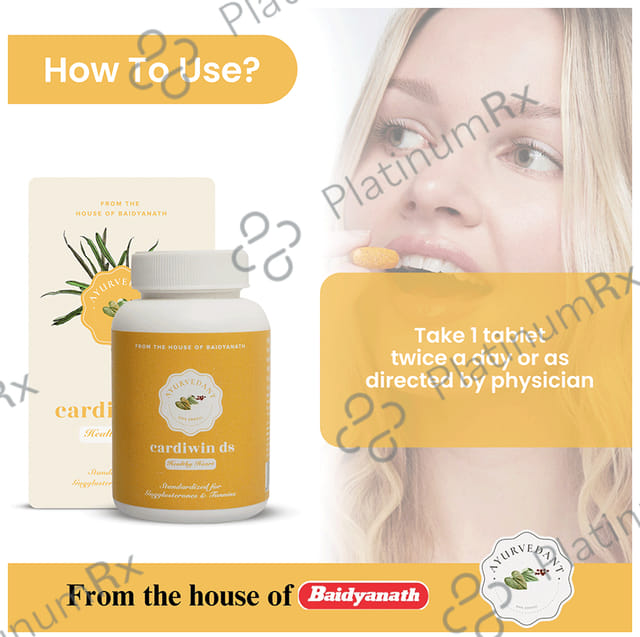 Baidyanath (Jhansi) Ayurvedant Cardiwin DS Tablet