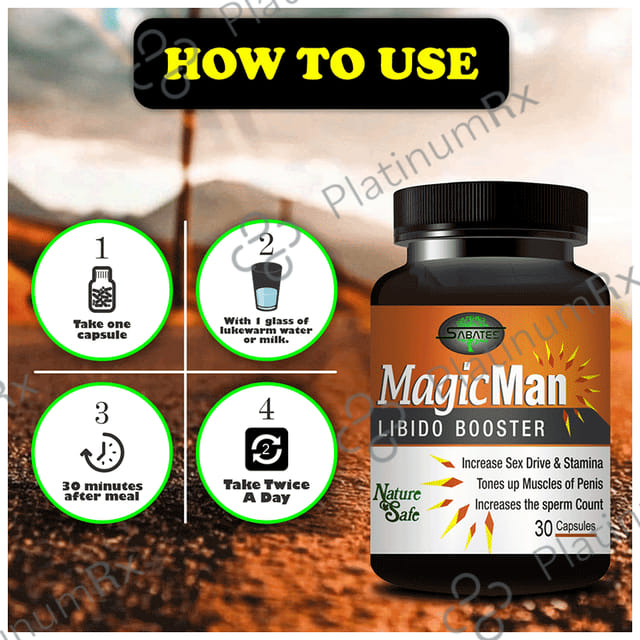 Sabates Magic Man Libido Booster Capsule