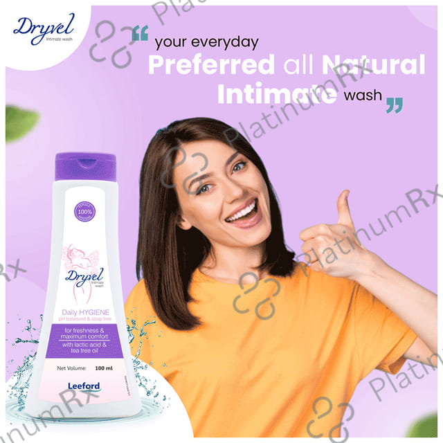 Dryvel Intimate Wash with Lactic Acid & Tea Tree Oil