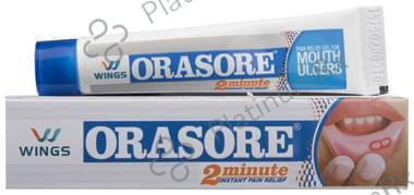 Orasore Mouth Ulcer Relief Gel with Spearmint, Fennel & Glycerine 10 Oral Gel