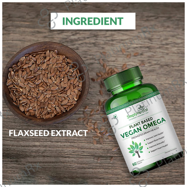 Simply Herbal Vegan Omega Vegetarian Capsules