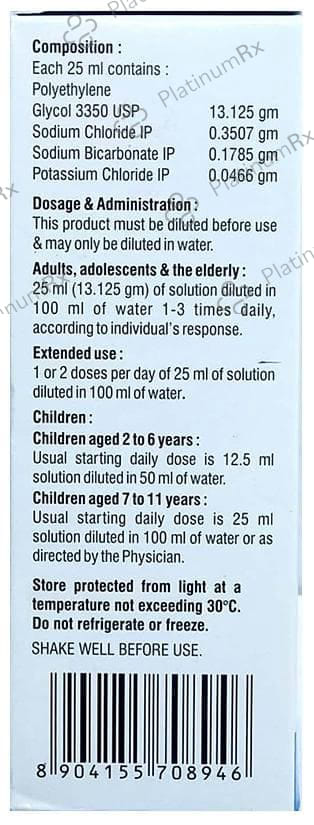 Pegclear Sugar Free Oral Solution 200ml
