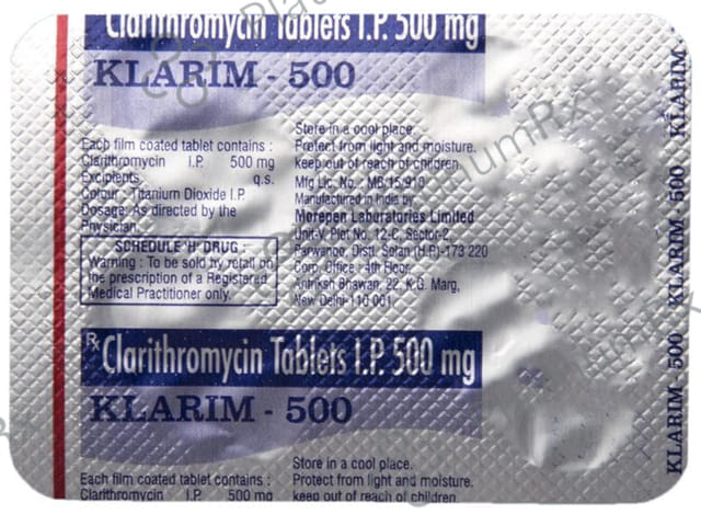 Klarim 500 Tablet